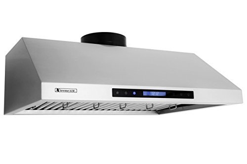 XtremeAir PX12-U30 Under Cabinet Mount Range Hood with 900 CFM Baffle Filter/Grease Drain Tunnel, 30"