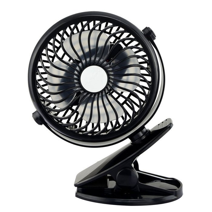 [New Generation] Findway Mini USB Fan 4-inch Vanes 3 Speeds Portable 18650 lithium-ion Rechargeable Battery or... N8