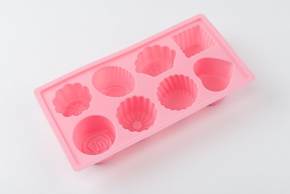 8 Hole Floral Cake Pudding Jelly Chocolate Mold Handmade DIY Soap Candle Ice Mould N3