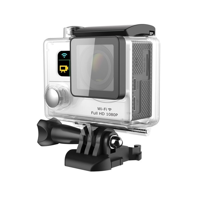 CarLink(TM) 2.0'' TFT LCD+0.95'' OLED status Dual Screen ultra slim 1080p Wi-fi Action Camera,100% compatible... N5