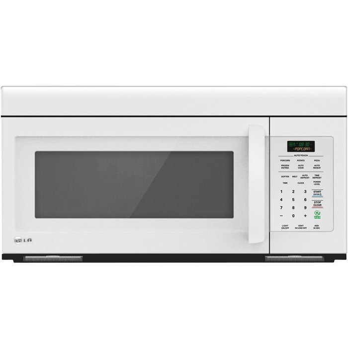 LG LMV1683SW1.6 Cu. Ft. Smooth White Over-the-Range Microwave