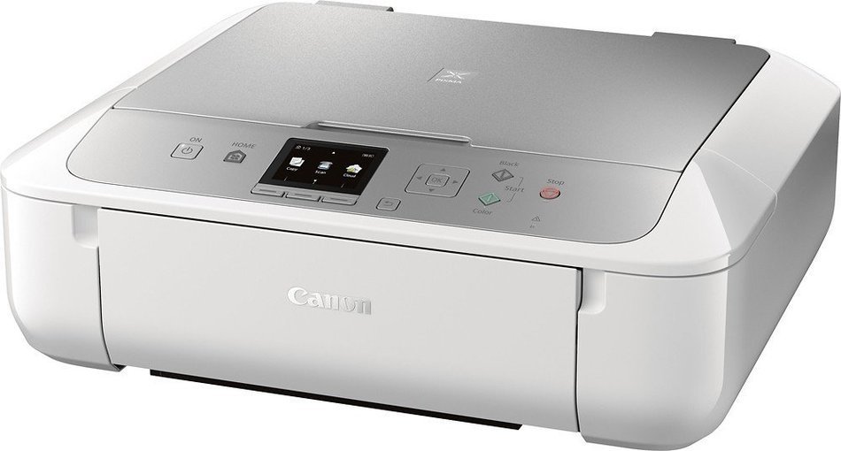 Canon - PIXMA MG5722 Wireless All-In-One Printer - White/Silver