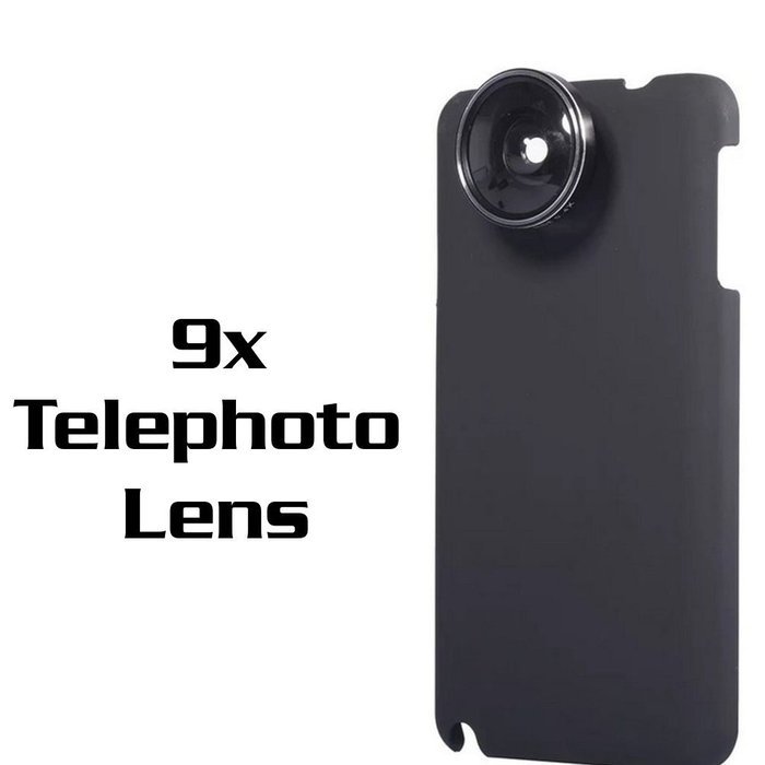 5 in 1 Mobile Phone Lens Kit, [9X Telephoto Telescope] [0.63x Wide Angle] [0.4X Super Wide Angle ] [180&deg; Fisheye... N8