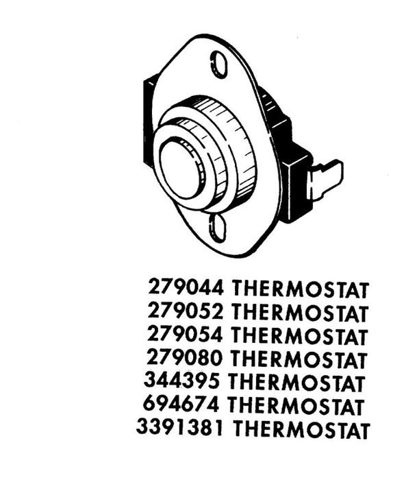 WHIRLPOOL 279054 Thrmst-Fix