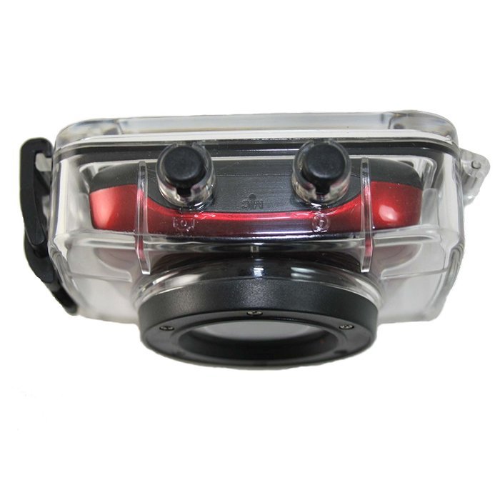 Vertigo 121 2.0" Full Touch Screen, Waterproof Sports & Action Video Camera, Red N2