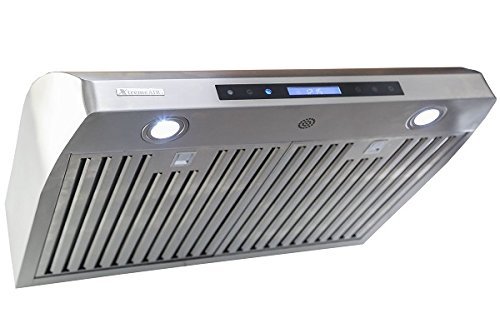 XtremeAir PX14-U30 Low Profile Under Cabinet Mount Range Hood with 900 CFM Baffle Filters, 30" N3