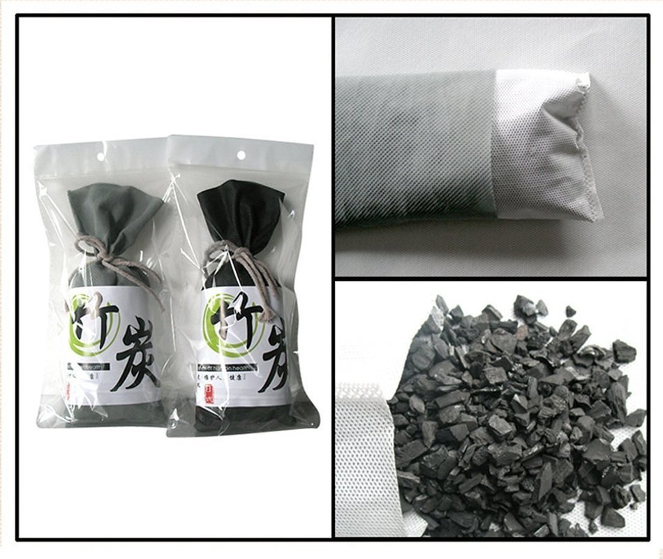 QinLing Car Auto Home Bamboo Charcoal Bag Japanese Style Auto Air Purifier Carbon Bag(