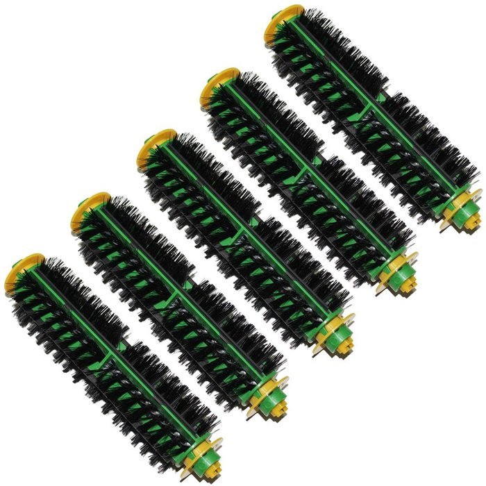 Hongfa Flexible Beater Brush and Bristle Brush for Irobot Roomba 500 Series Vacuum Cleaning Robots Roomba (bristle... N2