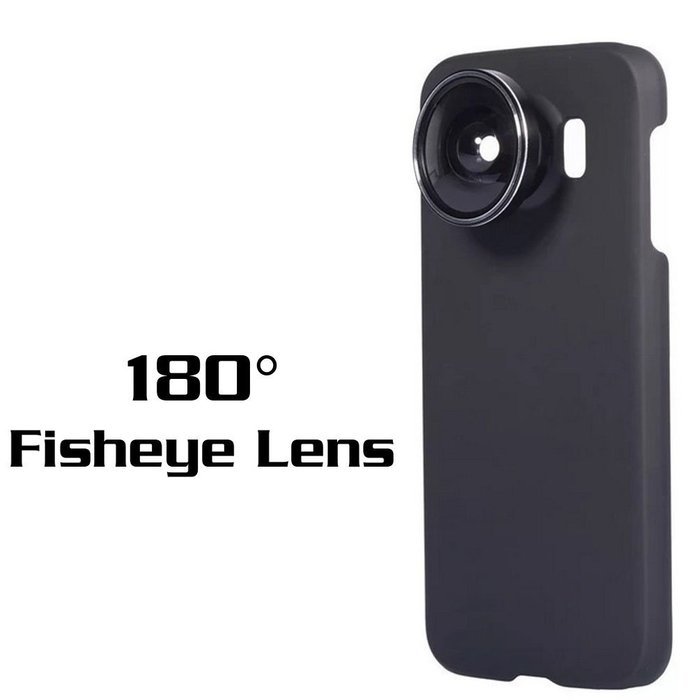 5 in 1 Mobile Phone Lens Kit, [9X Telephoto Telescope] [0.63x Wide Angle] [0.4X Super Wide Angle ] [180&deg; Fisheye... N16