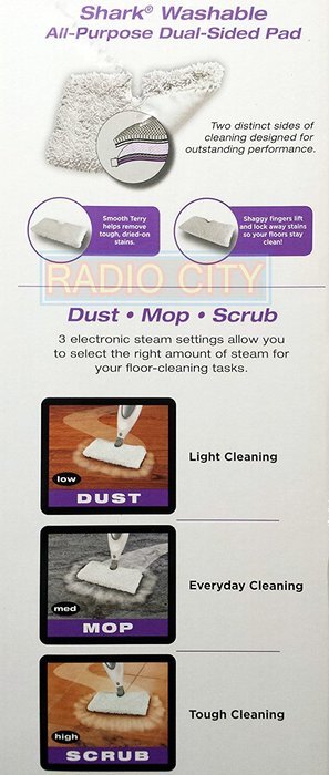 Shark Steam Pocket Mop For All Hard Floors Sanitizing Mop 3801