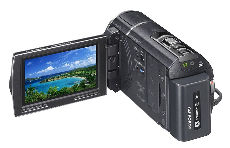 Sony HDRPJ580V High Definition Handycam 20.4 MP Camcorder with 12x Optical Zoom, 32 GB Embedded Memory and Built-in... N16