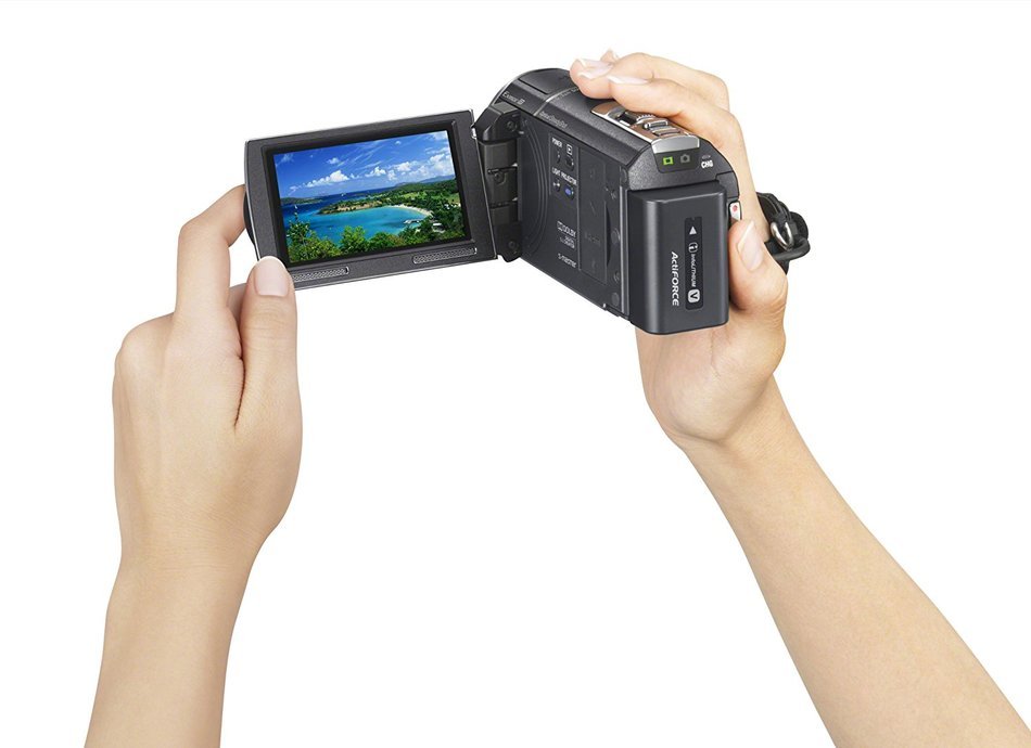 Sony HDRPJ580V High Definition Handycam 20.4 MP Camcorder with 12x Optical Zoom, 32 GB Embedded Memory and Built-in... N22