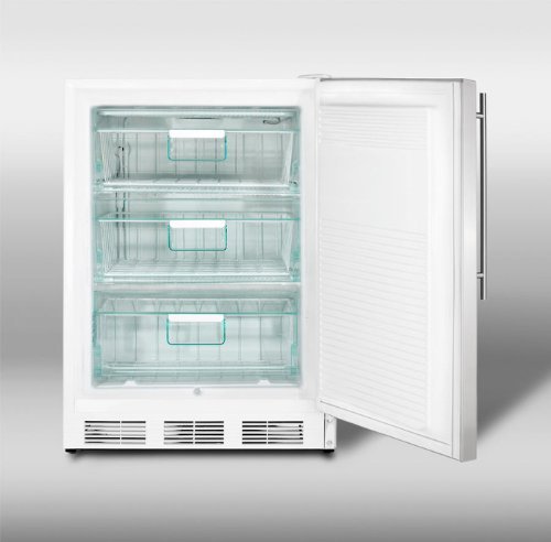 Summit ALF620SSHV: ADA compliant freestanding medical all-freezer capable of -25(degree) C operation, with wrapped... N3