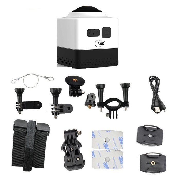 SSstar Cube 360 Sports Video Camera WIFI H.264 360 Degrees Panorama Camera 360x190&deg;Large Panoramic Shot Sports... N11