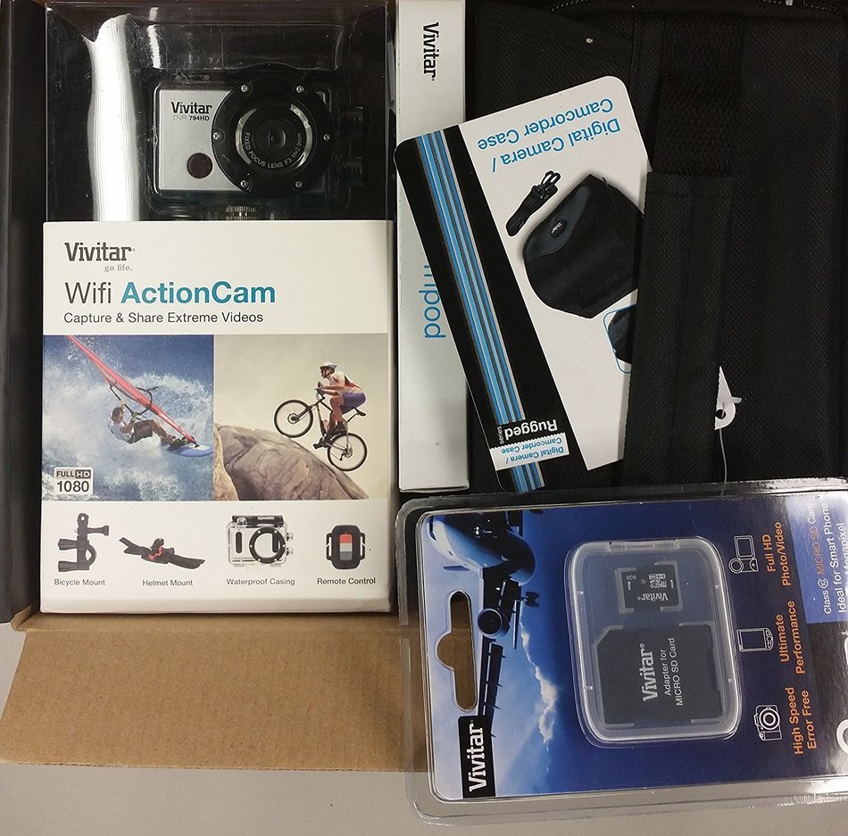 Ready-to-Run Action Cam Bundle with 8GB MicroSD card