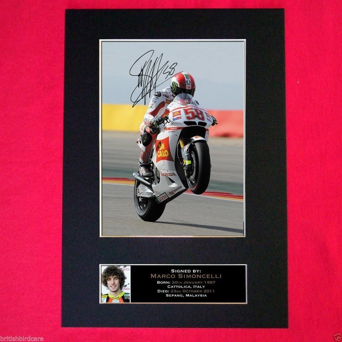 MARCO SIMONCELLI MEMORIAL EDITION Photo Display