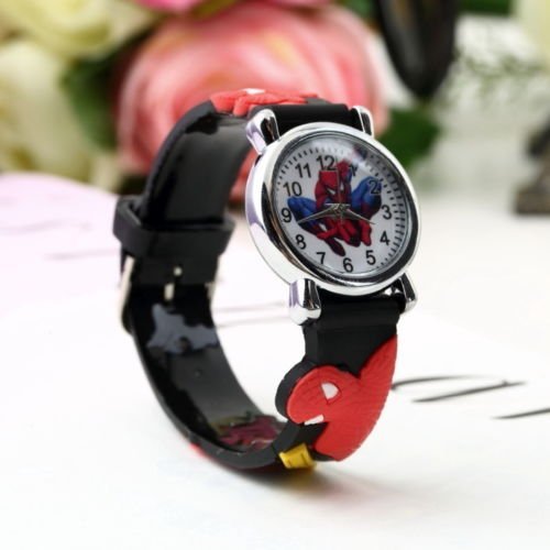 RioRand&reg; Marvel Cartoon Child Boys Kids Analog Quartz Wrist Watch Rubber N2