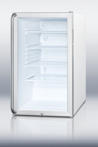 Summit SCR450LSH 4.1 Cu. Ft. Stainless Steel Undercounter Compact Refrigerator N3