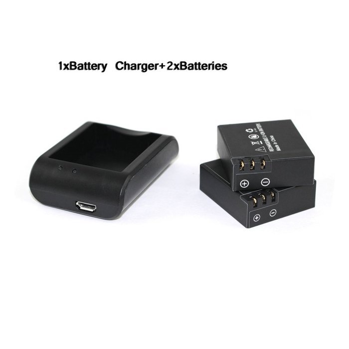 MAOZUA 1080P WiFi Action Camera 12MP 170 Degree Helmet Sports Camera Waterproof With 2 Batteries and 1 Battery... N15
