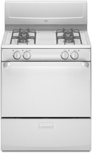 WHIRLPOOL RANGES, OVENS & COOKTOPS 53-7664 White 4.4 cu. ft. Free Standing Gas Ran with Electric Ignition