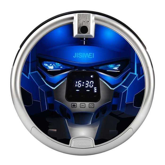 JSW-BLUE Robot Vacuum Robotic Floor Cleaner with 1080P Camera Android iOS App Remote Control