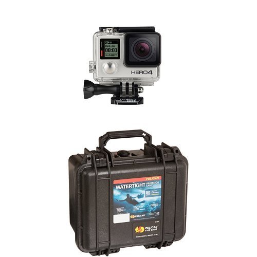 GoPro HERO4 SILVER w/ Pelican Hard Case
