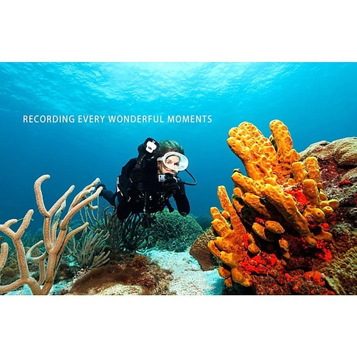 SOOCOO Sports Camera 1080P HD 170 Degrees Wide Angle 60M Waterproof Outdoor Sports Video Diving Action DV N11