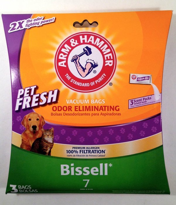 Arm & Hammer Premium Allergen Bissell 7 Pet Fresh Bag 3-pack
