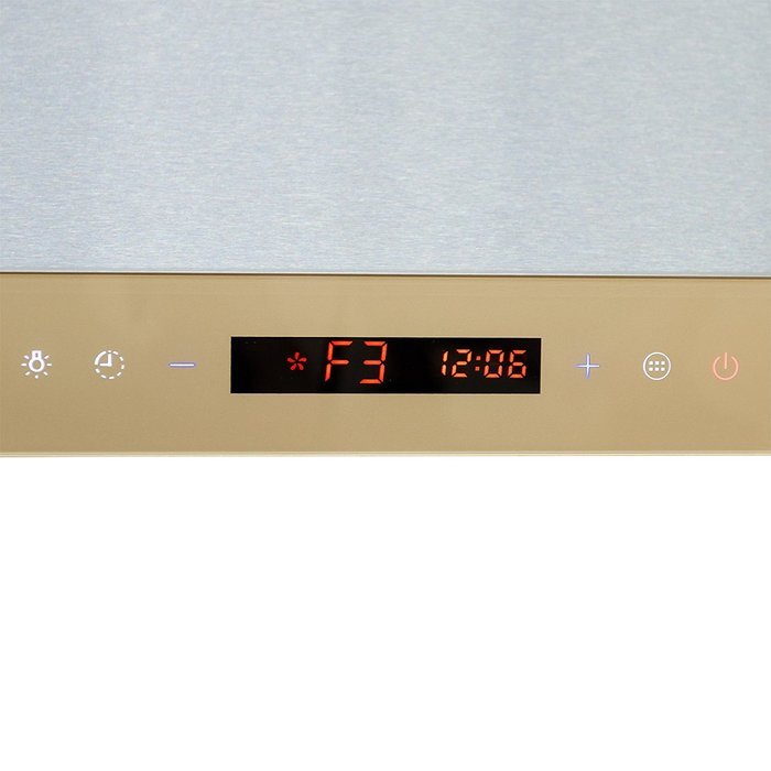 Golden Vantage 30" Wall Mount Range Hood GV-63175D-GLD Stainless Steel Golden Vent Hood W/ Touch Control Panel N3
