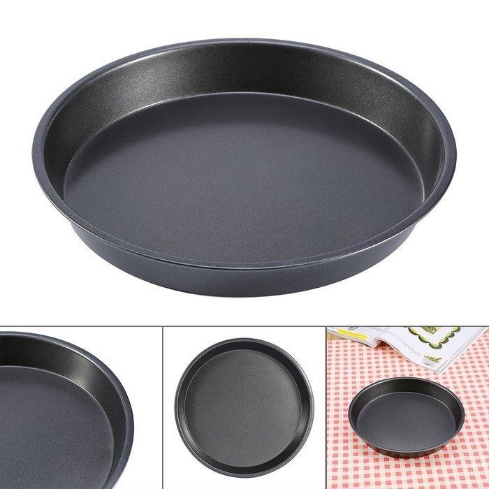 Yosoo Round Deep Dish Pizza Pan Kitchen Bakeware N9
