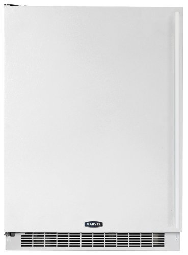 Marvel 61RF-WW-F-L 24-inch Undercounter Refrigerator/Freezer Left Hinge Door, White