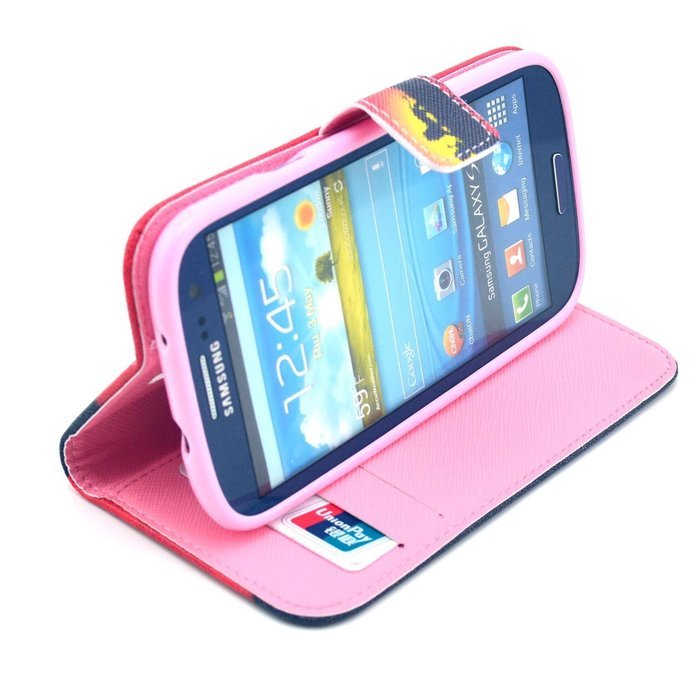 Galaxy S5 Case, Firefish Book-style Flip PU Leather Wallet [Kickstand] [Magnetic Closure] [Card Slots] [Scratch... N179
