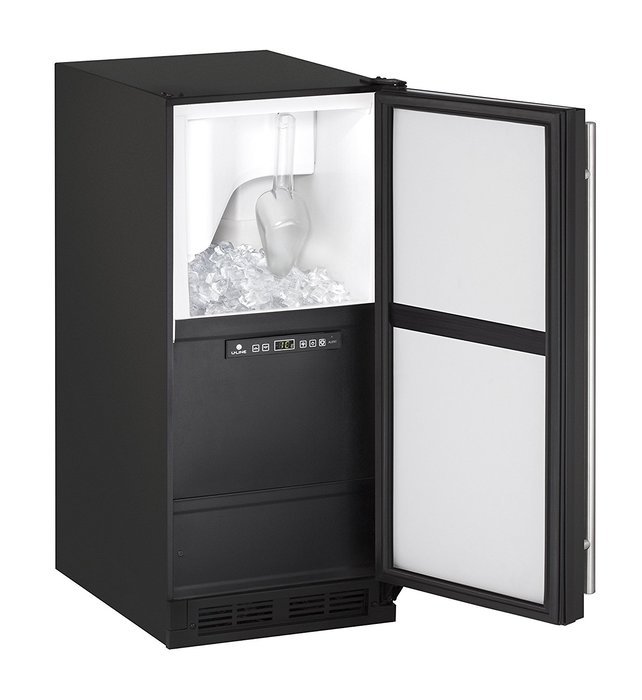 U-Line UCLR1215INT00A 15" Undercounter Clear Ice Maker, Gravity Drain, Solid Overlay (Panel Ready)