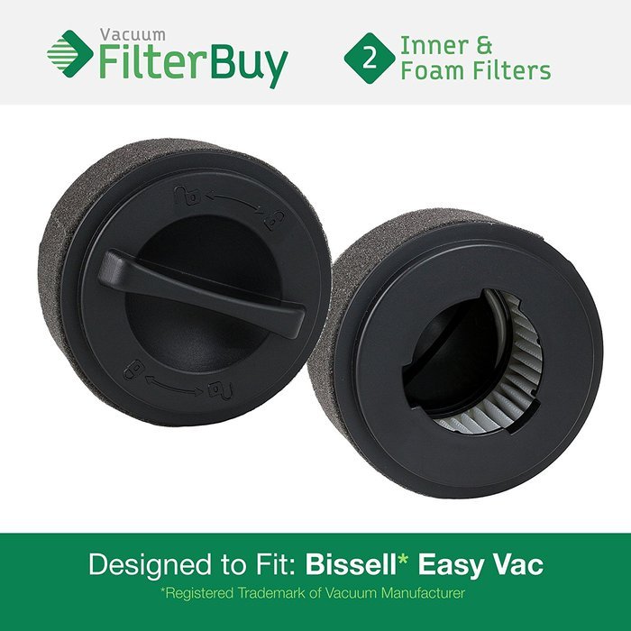 2 - Bissell Inner & Washable Outer Filters. Designed by FilterBuy to ...