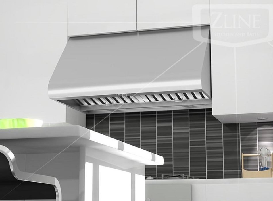 Z Line 527-36 Stainless Steel Wall/Under Cabinet Mount Range Hood, 36-Inch N5