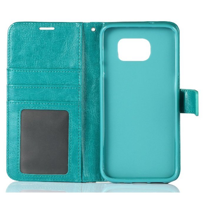 Galaxy S7 Edge Case, HLCT PU Leather Case, With Soft TPU Protective Bumper, Built-In Kickstand, Cash And Card... N10