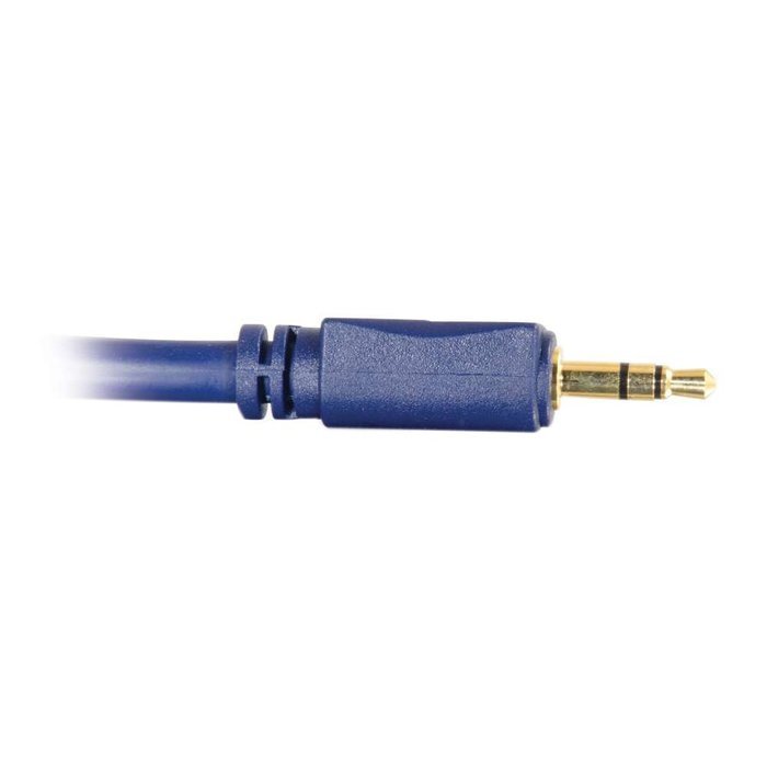C2G / Cables to Go 40940 Velocity M/M Stereo Audio Cable (150 Feet, Blue)