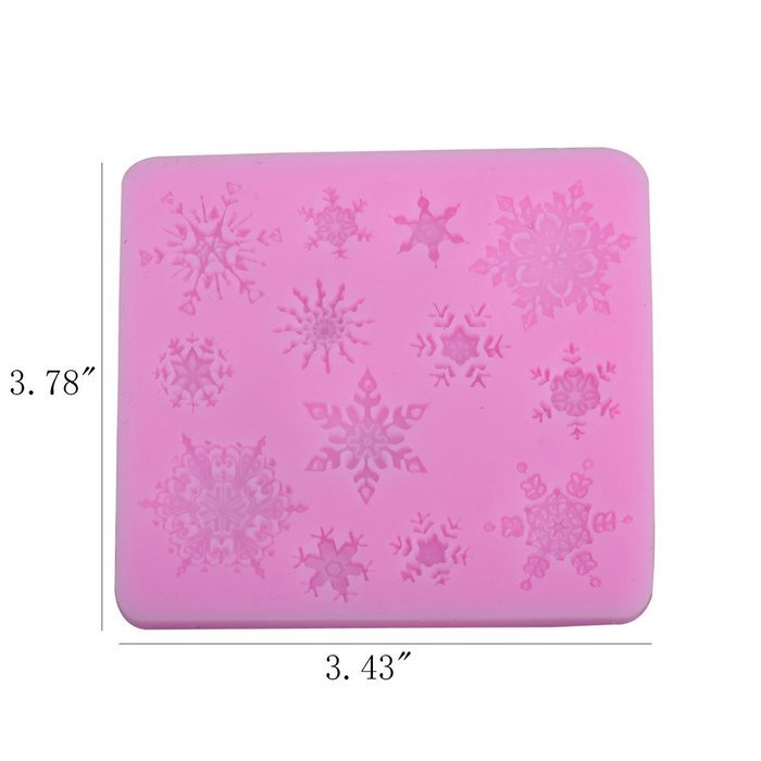 Generic Baking Sugarcraft Chocolate Snowflake Mold Cake Decorating Mould