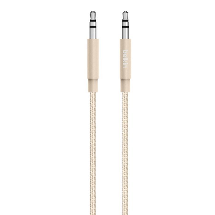 Belkin AV10164bt04-C00 MIXIT Metallic Aux/Auxiliary Cable, 4' (Rose Gold)
