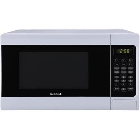 0.9 cu ft Microwave Oven, White