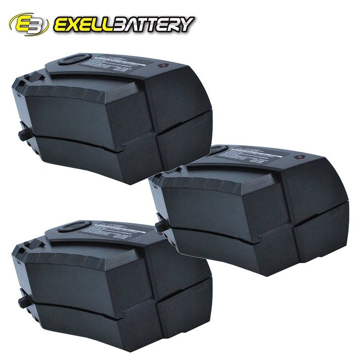 3pc 4.8V Battery fits KARCHER 1.258-505.0 1258-5050 12585050 KC55 RoboCleaner N2