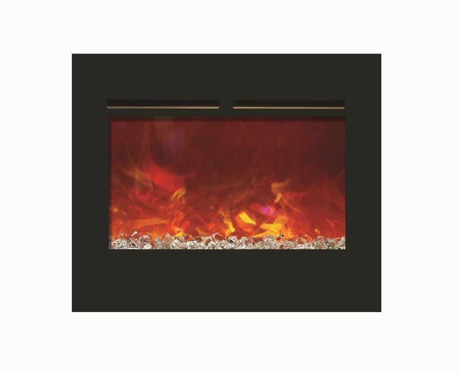 Amantii Zero Clearance Series Built-In Flush Mount Electric Fireplace, 30 Inch