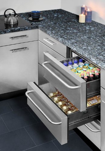 Summit SP6DSSTB7ADA 24" 5.4 cu.ft. Commercially Approved Triple Drawer Refrigerator with Fan Cooled Compressor...