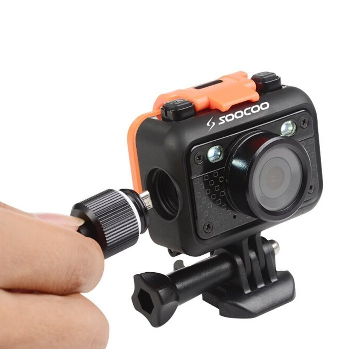 Meree D29 Bicycle Helmet Sports DV Action Waterproof Car Camera(black） N5