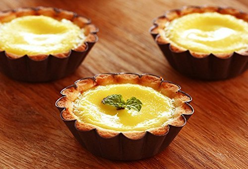 AS 0.4mm(carbon steel) egg tarts, cakes, cookies, puddings, mold, bakeware(12pcs)! N2