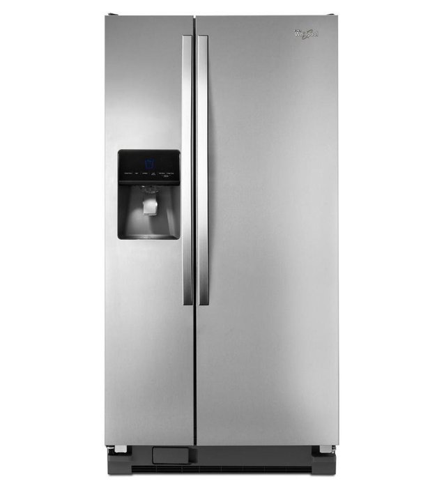 WHIRLPOOL REFRIGERATORS 109021 22.0 cu.ft. Side-By-Side Refrigerator, White N5