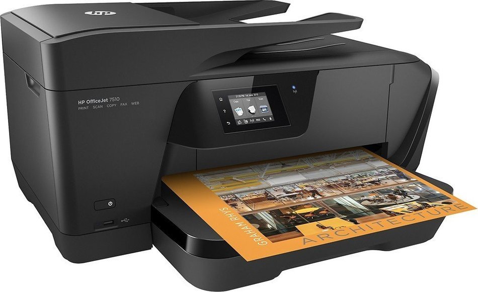 HP - Officejet 7510 Wide Format Wireless All-In-One Printer N3
