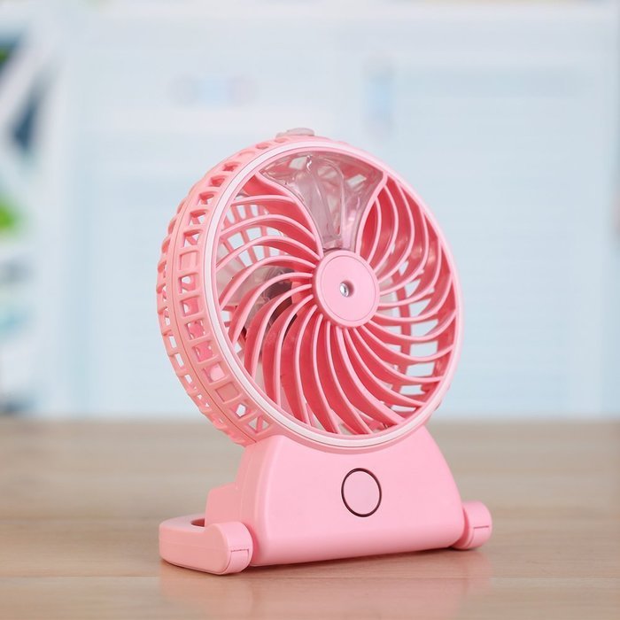 Idani O2 USB Rechargeable Water Misting Mister Spray Fan Mini Personal ...