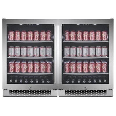 Avallon 152 Can + 152 Can Built-In Side-by-Side Beverage Cooler N2
