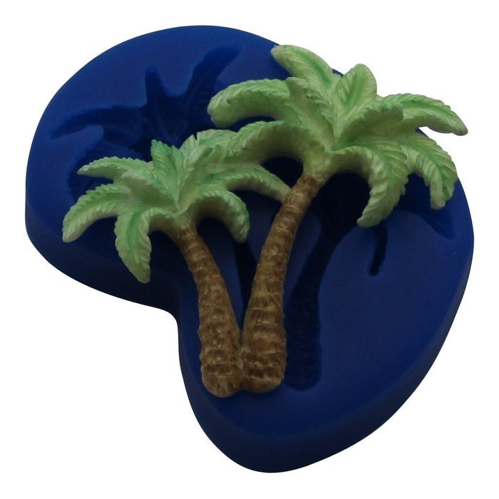 First Impressions Molds TL125 Silicone Mold, Palm Tree Duo 1 N2